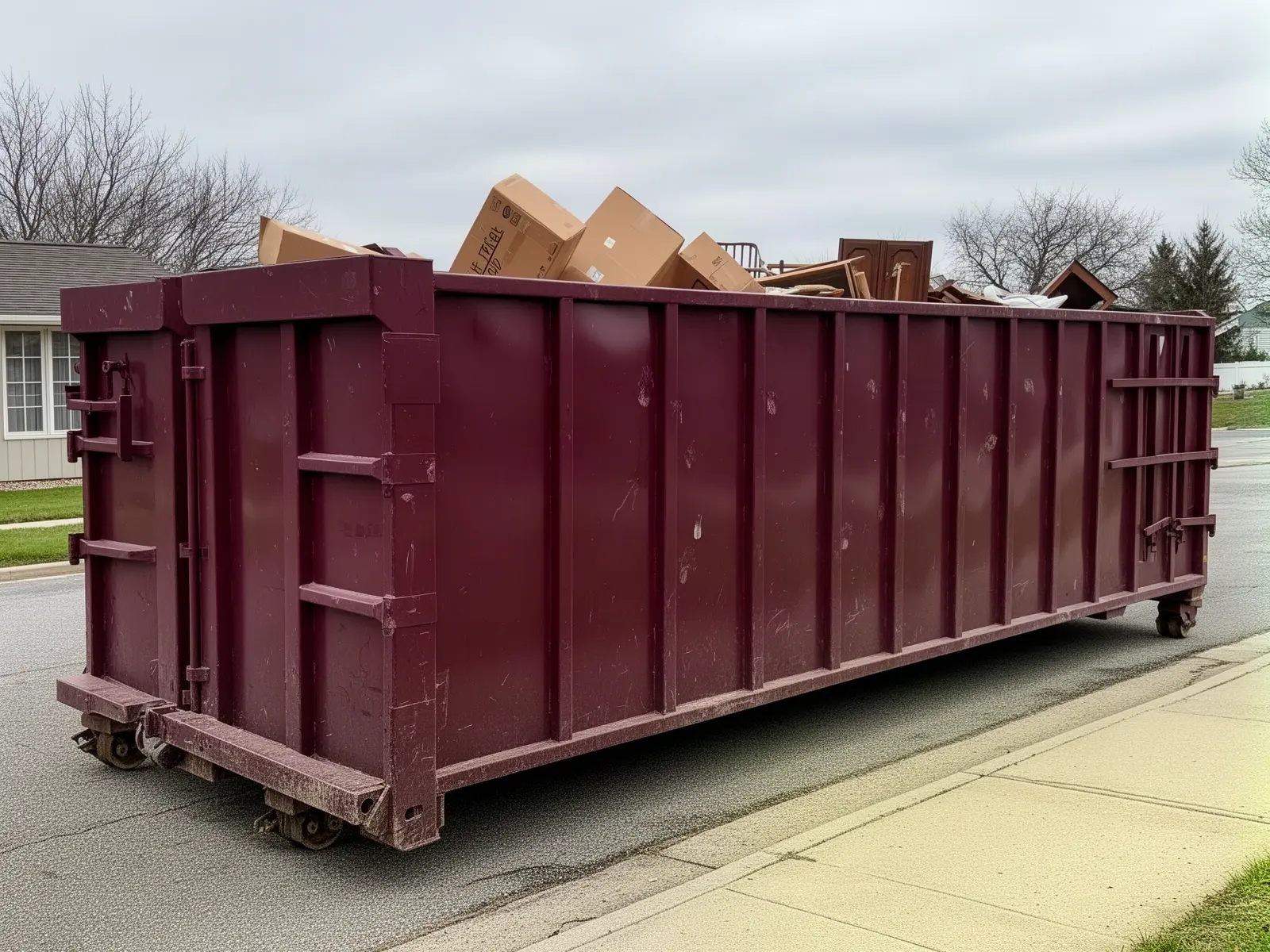 Roll-off dumpster from Walnut Fork Dumpster Rental in Anderson, SC
